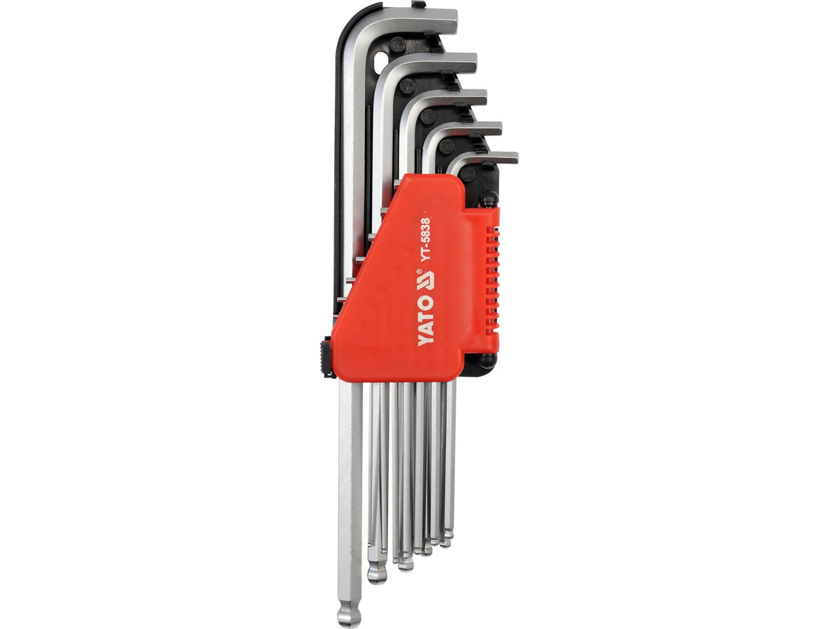 Set Kogelinbussleutels, S.a.e., Extra Lang 12 Stuks