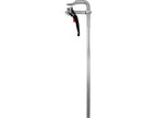 Stalen Ratelklem 800 X 120 MM F-Type, Strip 27,0 X 13,0 Mm, Verchroomd, Snelle Verstelling