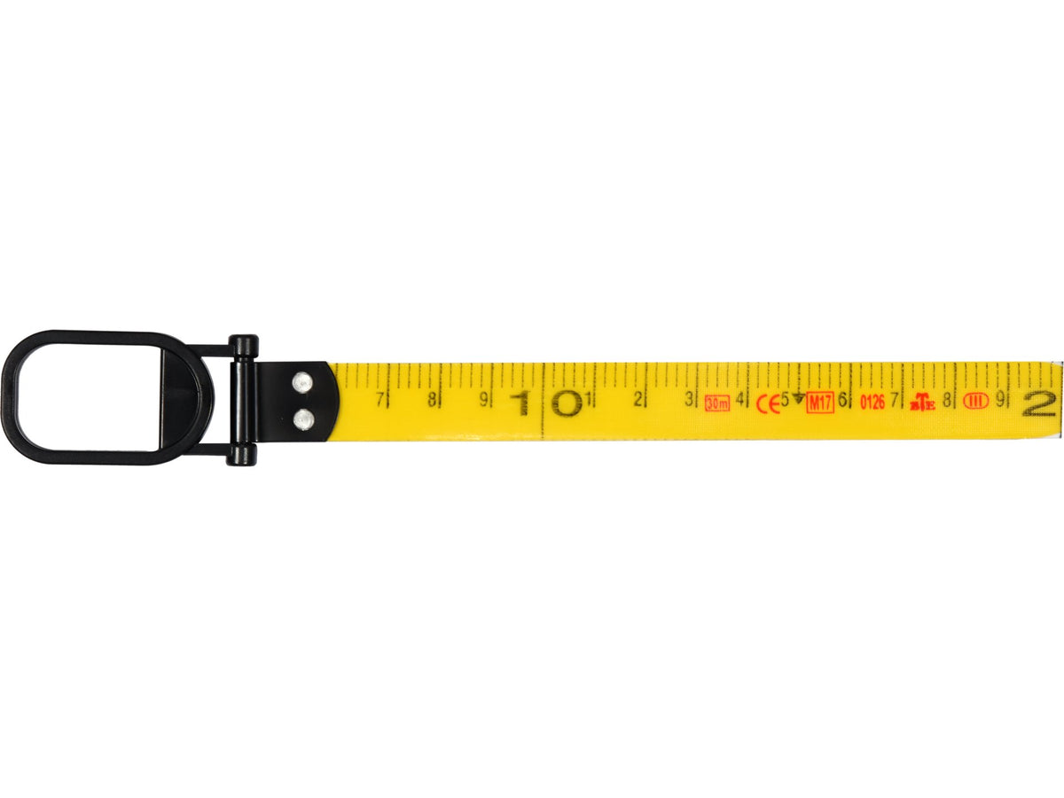 Meetband 30 M X 15 MM Gemaakt Van Glasvezel, Glad, Nauwkeurigheid Klasse Iii