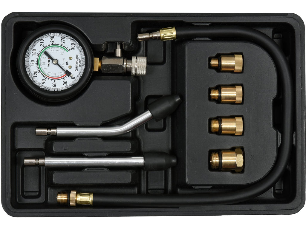 Compressiemanchet Voor Benzinemotoren 8 Onderdelen Inclusief Adapters.