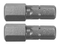 Bits 1/4''X25MM Zeskant H8 2 St