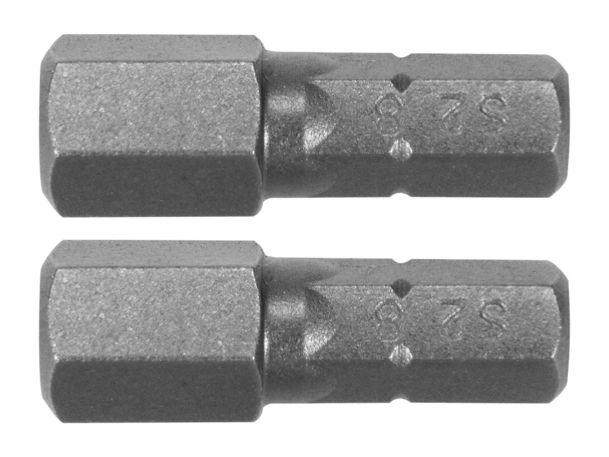 Bits 1/4''X25MM Zeskant H8 2 St