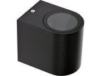 Buitenwandlamp Zwart Aluminium 1XGU10 Halve Wand