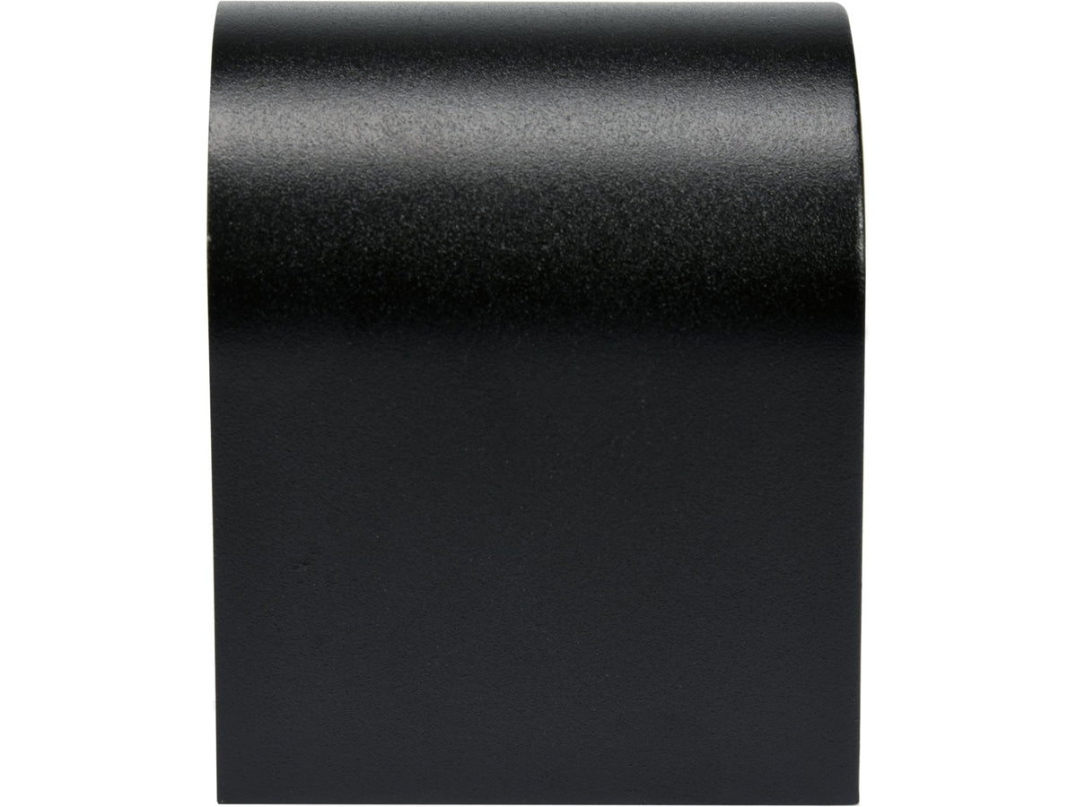 Buitenwandlamp Zwart Aluminium 1XGU10 Halve Wand