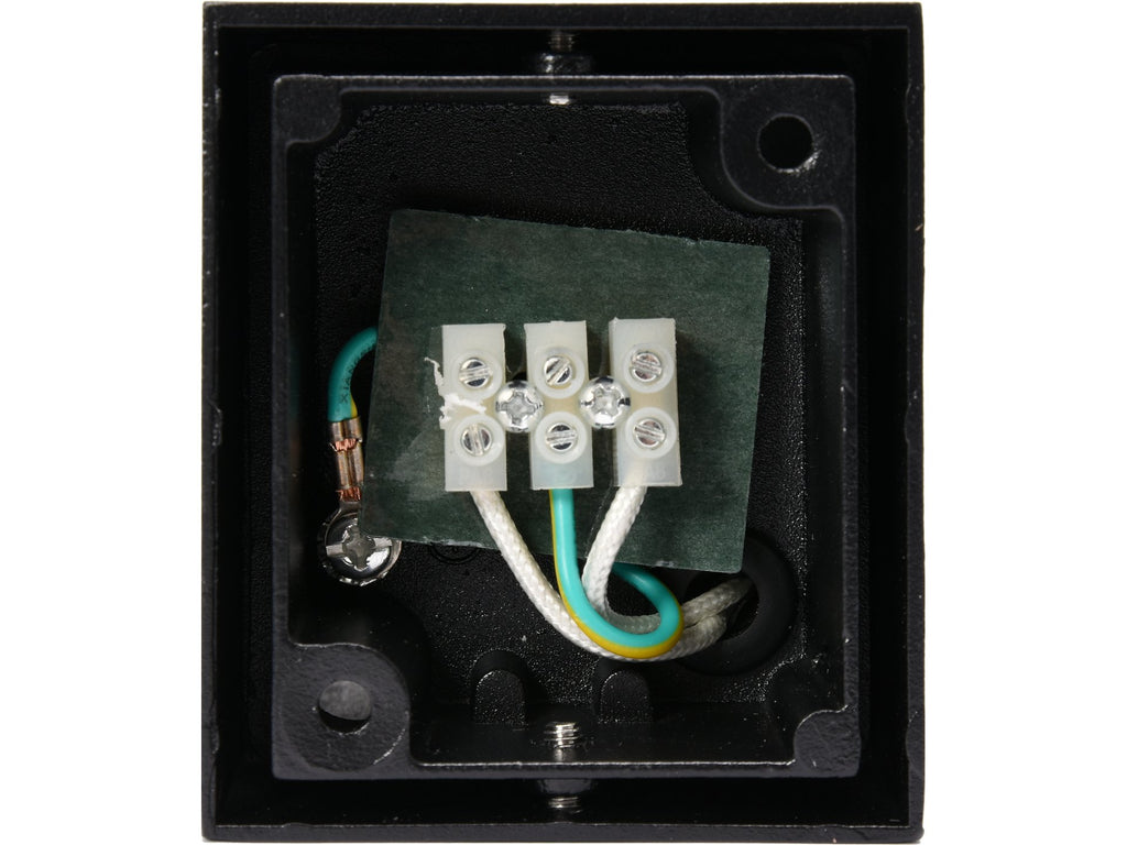 Buitenwandlamp Zwart Aluminium 1XGU10 Halve Wand