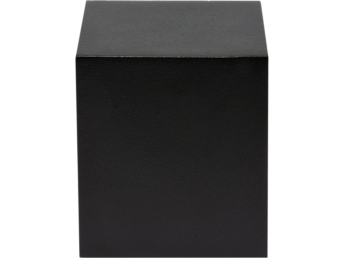 Buitenwandlamp Zwart Aluminium 1XGU10 Vierkant