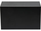 Buitenwandlamp Zwart Aluminium 2XGU10 Vierkant