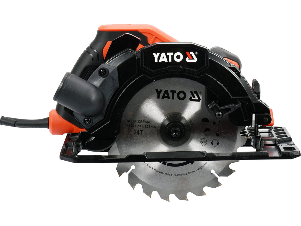 Cirkelzaag 185MM 1500W 5500 RPM Met Duraluminum Basis Voor Snel En Nauwkeurig Snijden