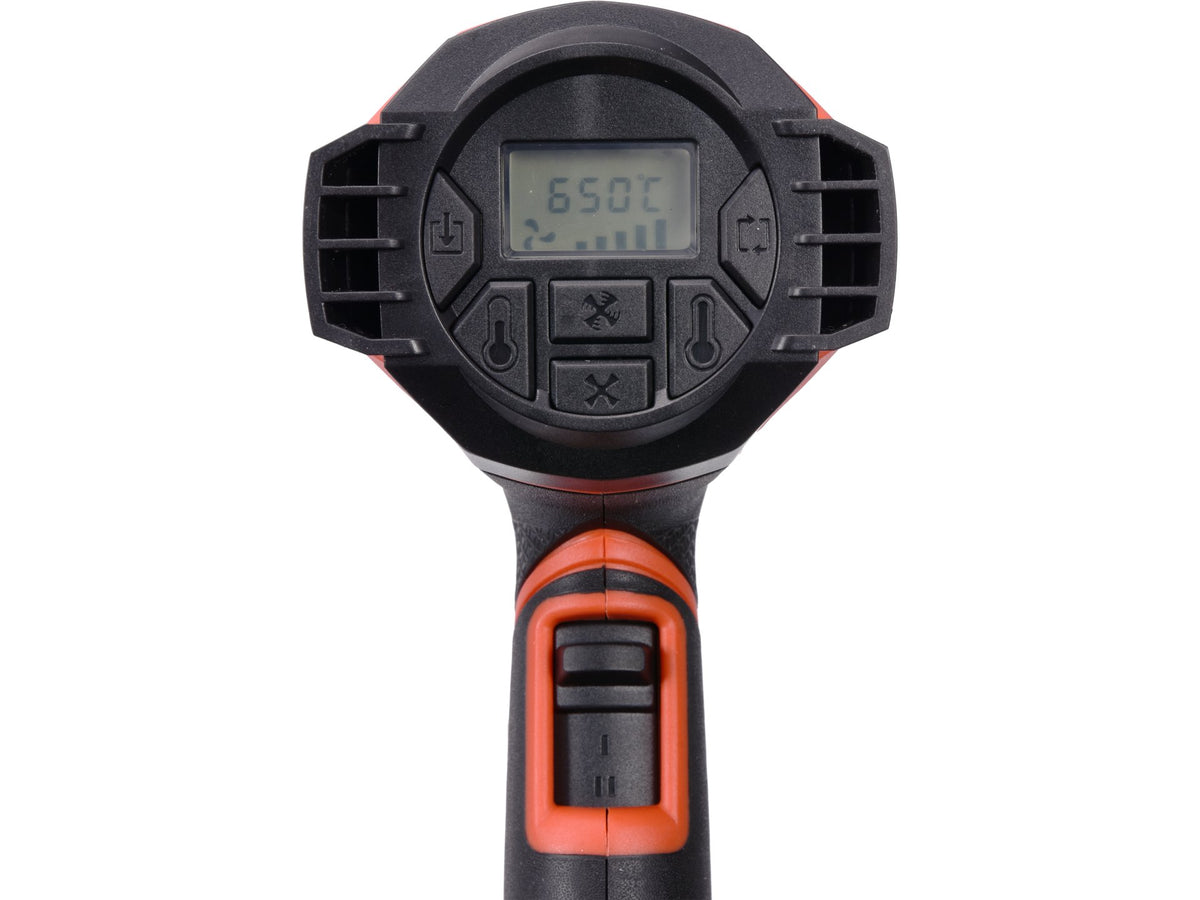 Warmtekistool 1600W 50-650C 2 Versnellingen Reg.temp Lcd + Geheugeninstellingen