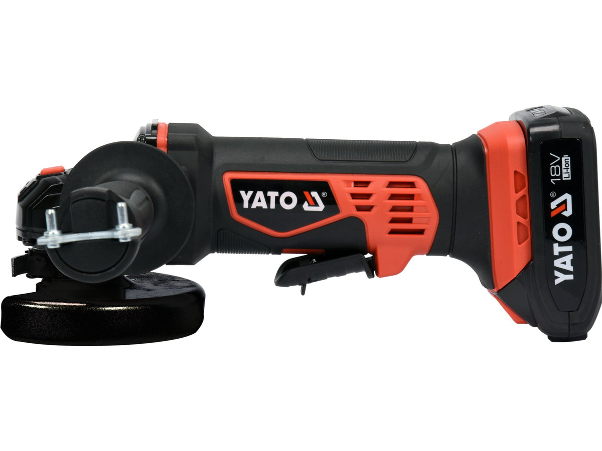 Haakse Slijper 18V 125MM Set Met 2.0AH Batterij + Lader 60MIN