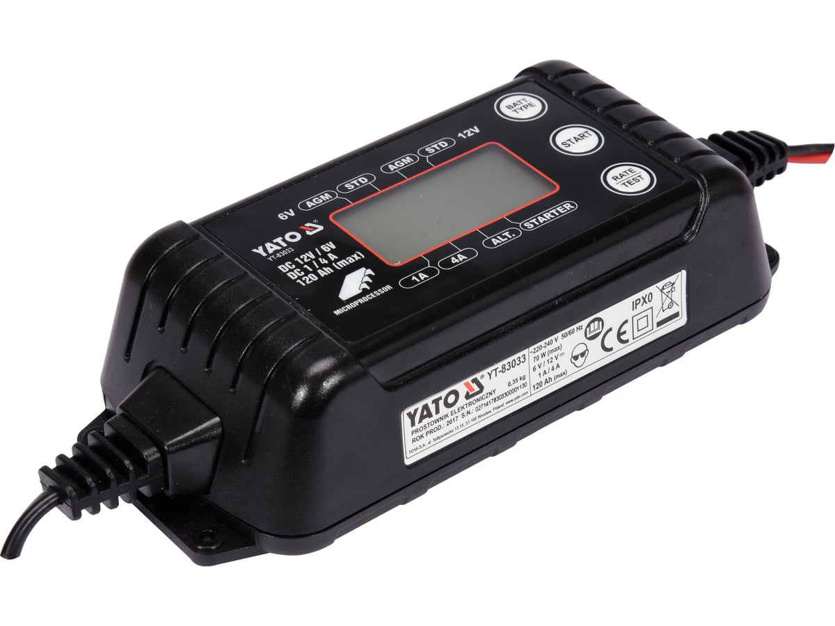 Elektronische Gelijkrichter Met Display 6-12V 1/4A