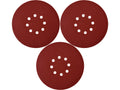 ROND SCHUURPAPIER MET Klittenband 180 MM P100 / 3 ST.