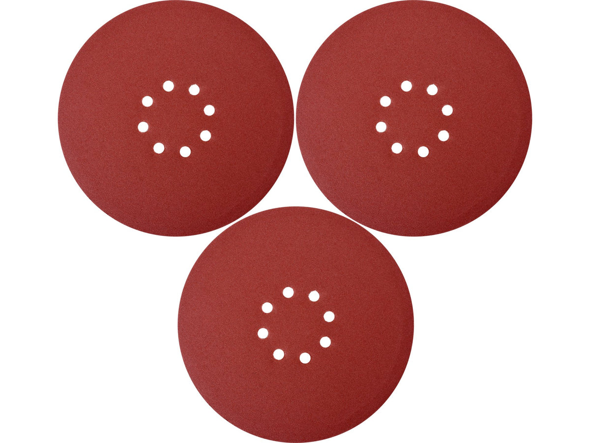 ROND SCHUURPAPIER MET Klittenband 225 MM P240 VOOR YT-82340 YT-82350 / 3 ST.